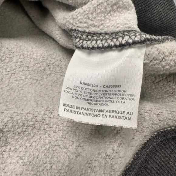 Nike Athletic Dept Club Fleece Gray Mens L Crew Neck Pullover Swoosh Sweatshirt - Picture 9 of 9